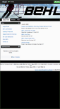 Mobile Screenshot of behlhockey.org
